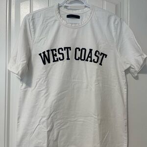 OAK + FORT White 'West Coast' Tee